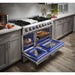 THOR Kitchen 48 in. Propane Gas Burner/Electric Oven 6.7 cu. ft. Range in Stainless Steel, HRD4803ULP