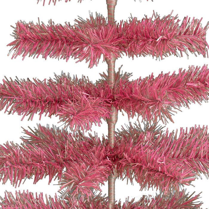 Pink & Silver Firework Christmas Tree