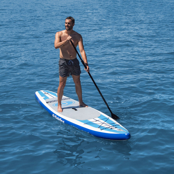 Solstice BoraBora SUP Board 12.6ft Inflatable Touring Stand-Up Paddle Board Blue