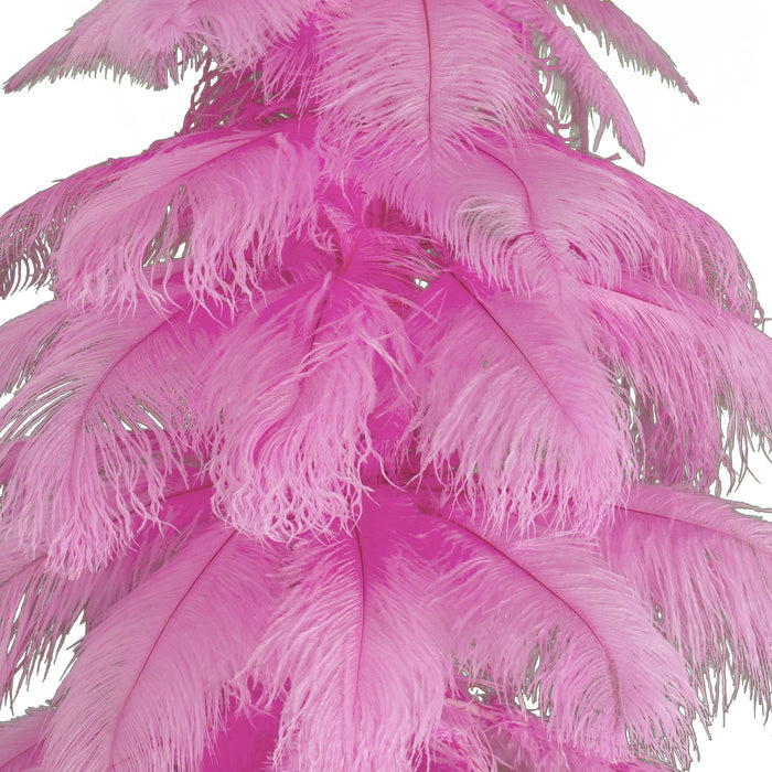 Pink Ostrich Feather Tree