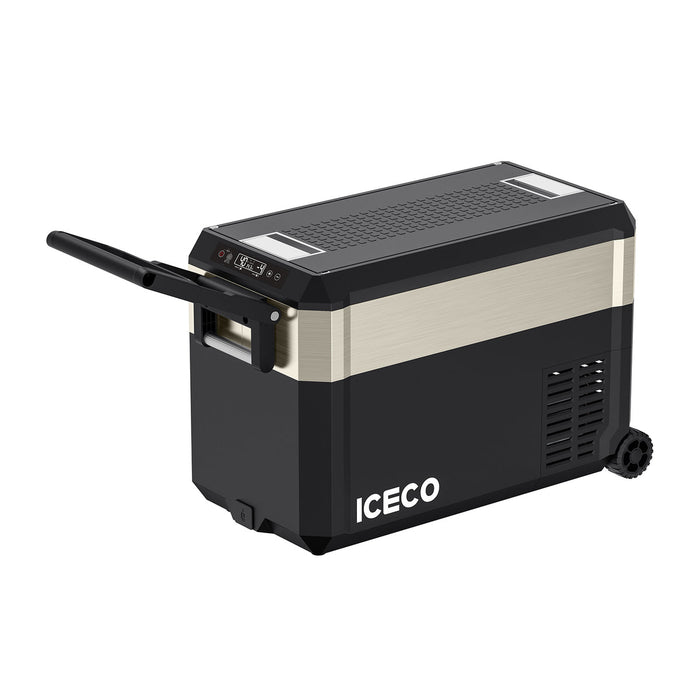 JP40 Pro Dual Zone Wheeled Portable Freezer- Golden | ICECO | 40 LT