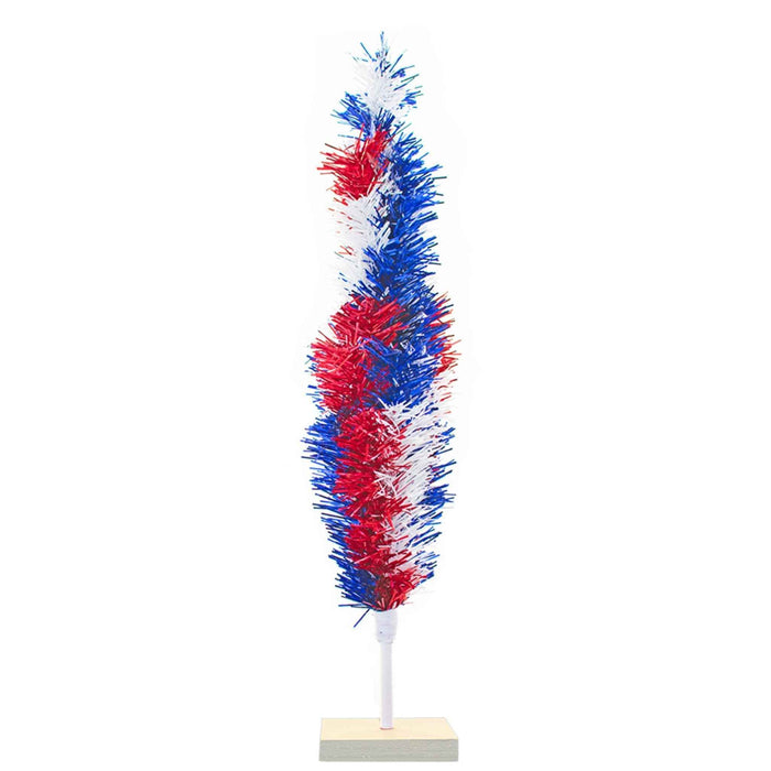 4th Of July Mixed Tinsel Trees