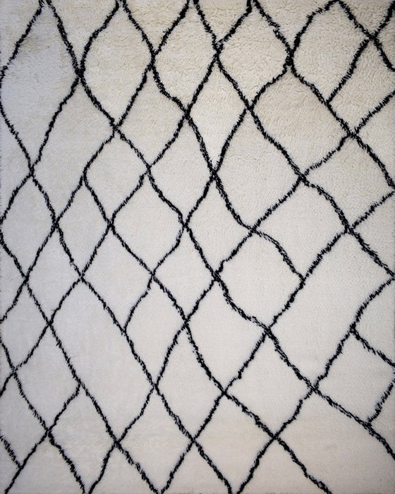 Contemporary Hand Woven Plus Moroccan Fine Wool Area Rug