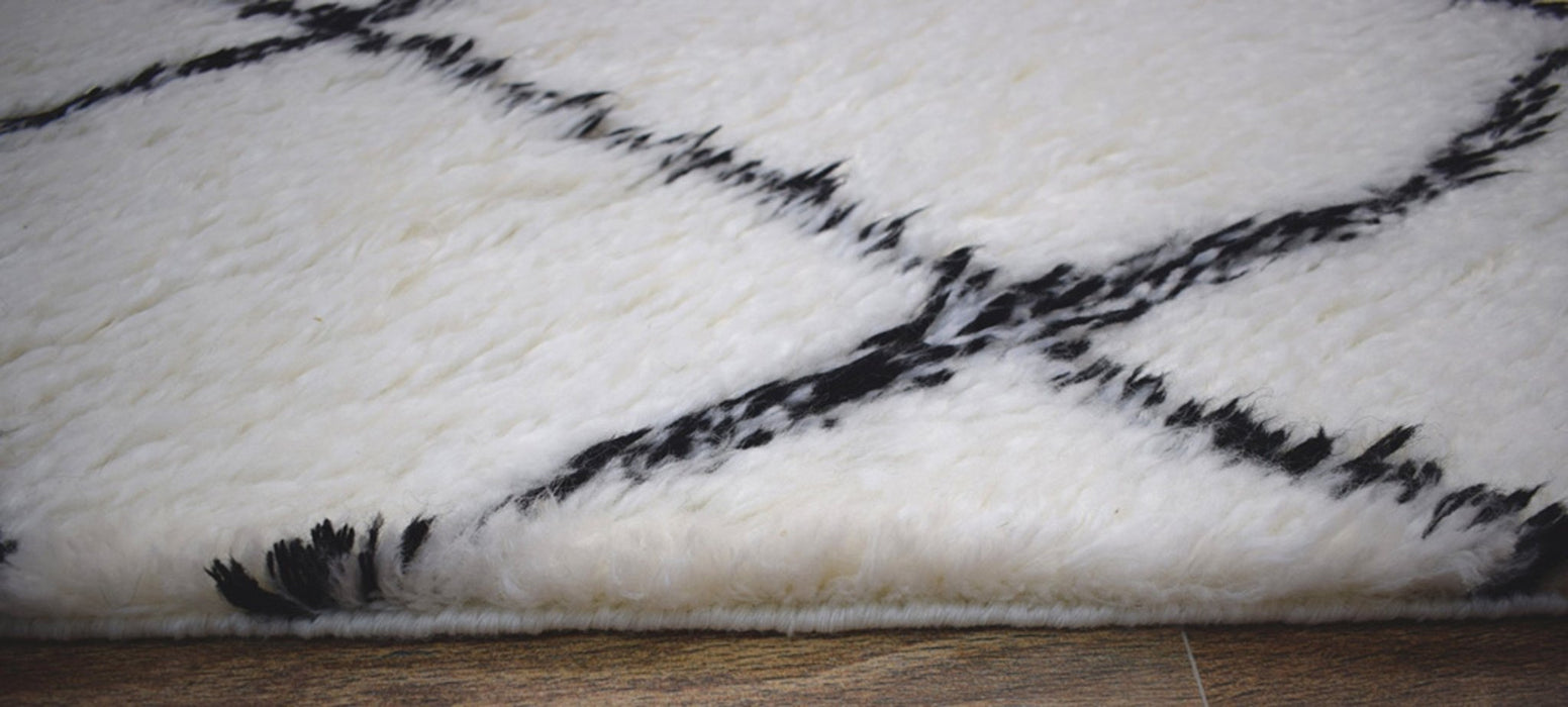 Contemporary Hand Woven Plus Moroccan Fine Wool Area Rug