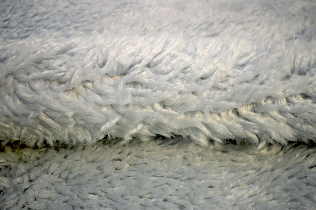 Blue and Silver 4'x 6' | 5'x 8' Rug | Modern Handmade NewZealand Wool Area Rug  | The Rug Decor |TRD2379