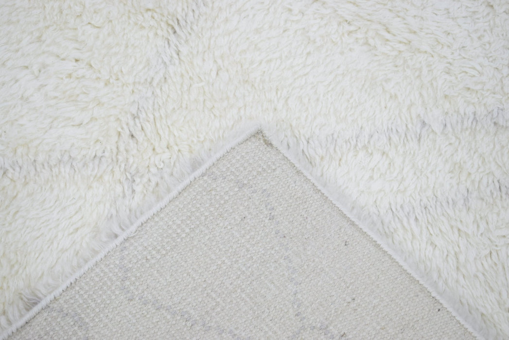 Ivory and charcoal 4x6, 5x8 Rug Modern Handmade New Zealand Wool Area Rug  | The Rug Decor |TRD1719