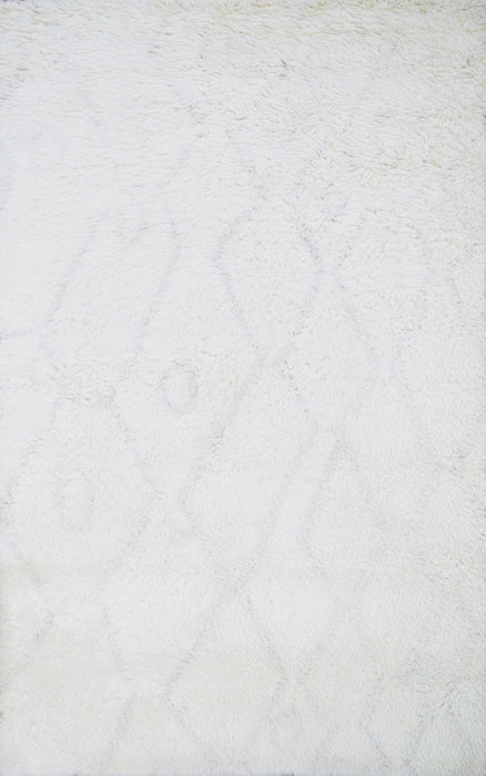 Ivory and charcoal 4x6, 5x8 Rug Modern Handmade New Zealand Wool Area Rug  | The Rug Decor |TRD1719