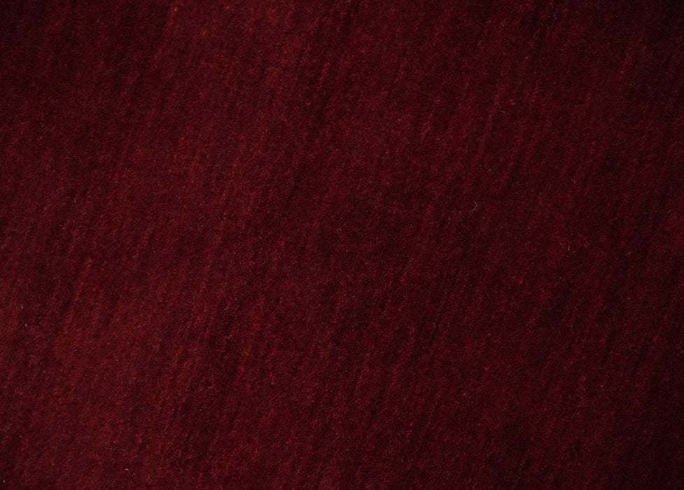 4x6 Solid Red Wool Hand Woven Southwestern Gabbeh Rug
