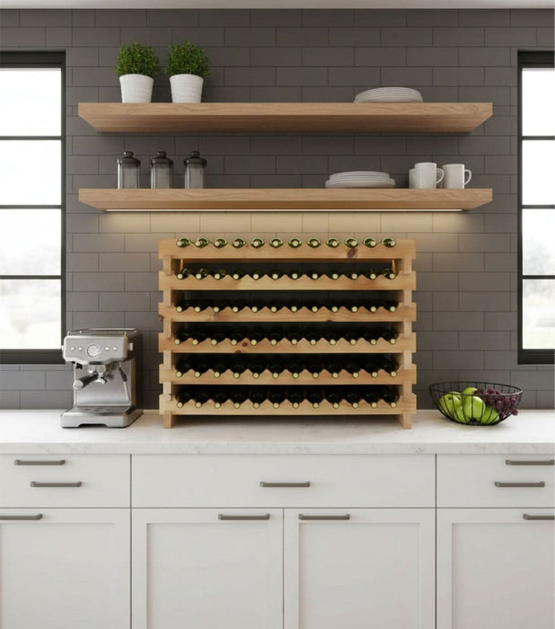 Stackable Wine Rack Multi Tier Expandable Bottle Storage
