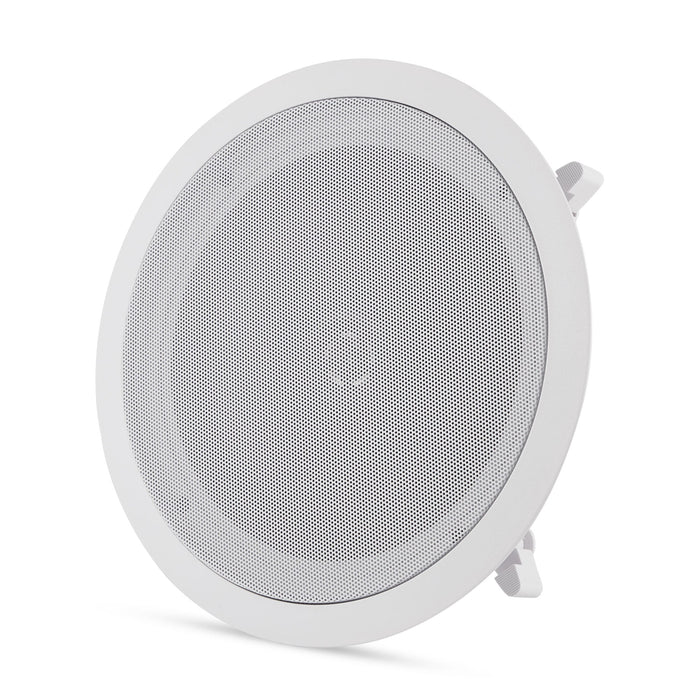 Pyle PDIC Series 8" 250W Round Flush Mount Wall and Ceiling Speakers, (8 Pack)