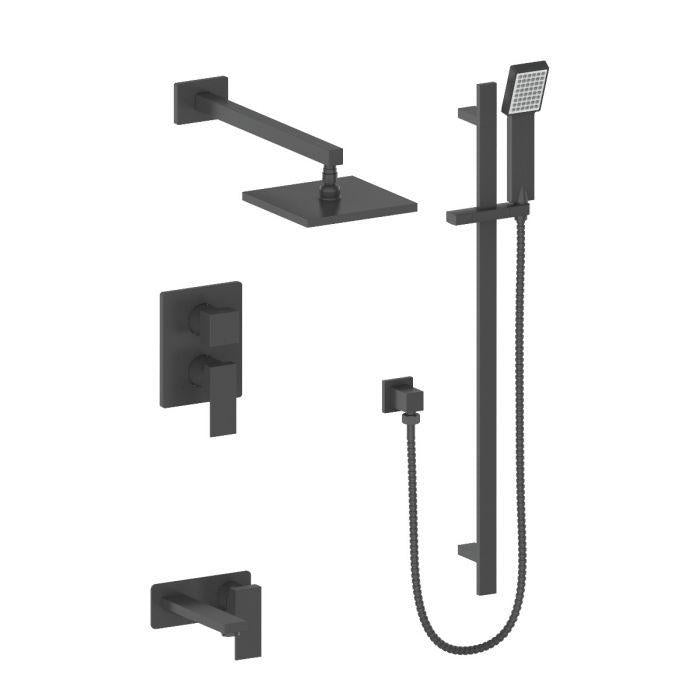 ZLINE Bliss Shower System in Electric Matte Black, BLS-SHS-MB