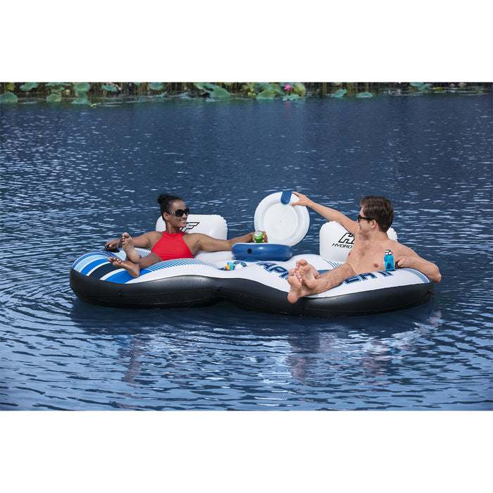 Bestway Hydro-Force Rapid Rider Inflatable Double Water River Tube, Blue