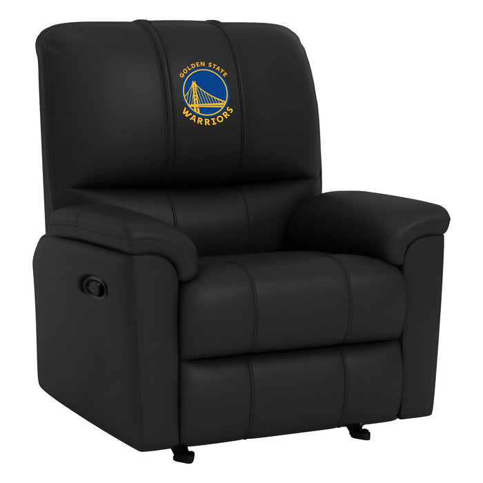 Rocker Recliner with Golden State Warriors Global Logo