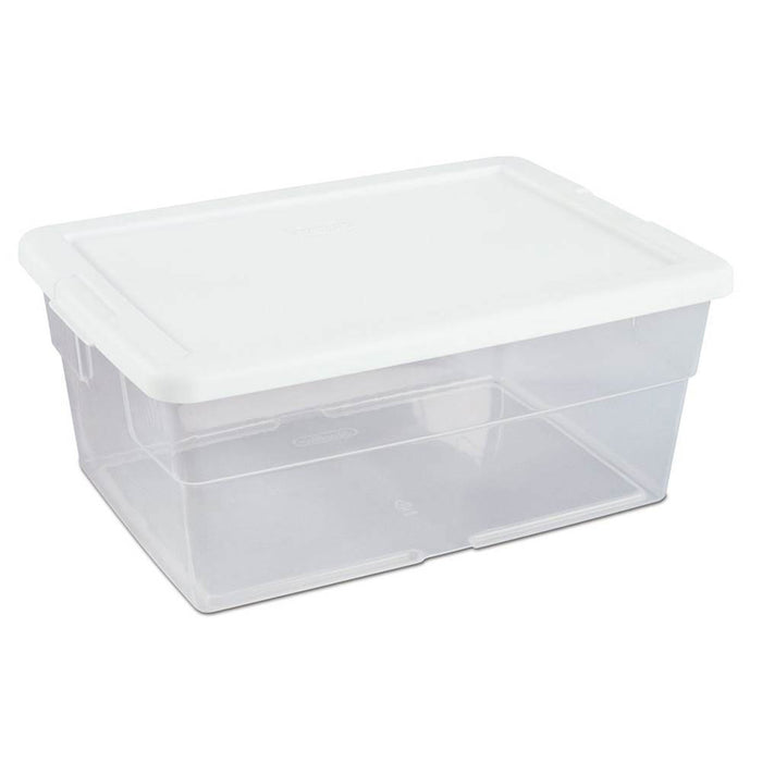 Sterilite 16 Quart Plastic Storage Container (12 Pack) & 6 Quart Tote (24 Pack)