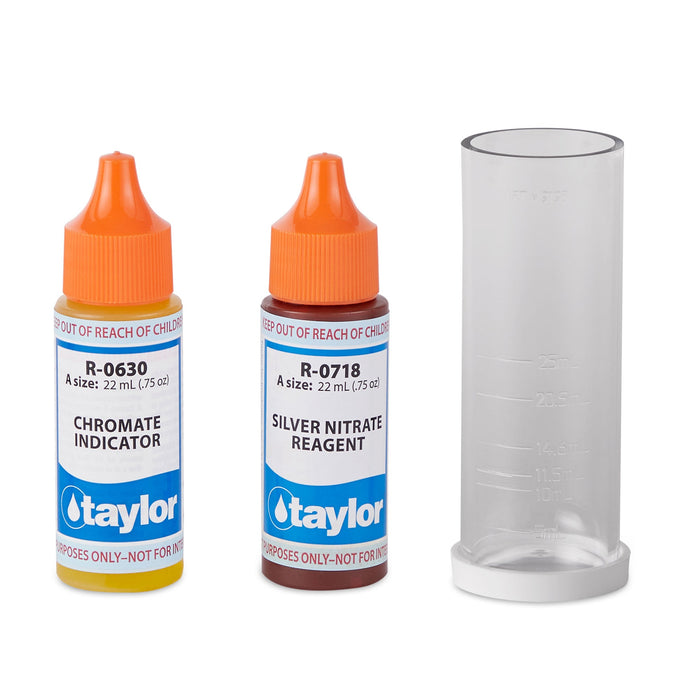 Taylor K-1766 Liquid Swimming Pool Spa Sodium Chloride Salt Water Drop Test Kit