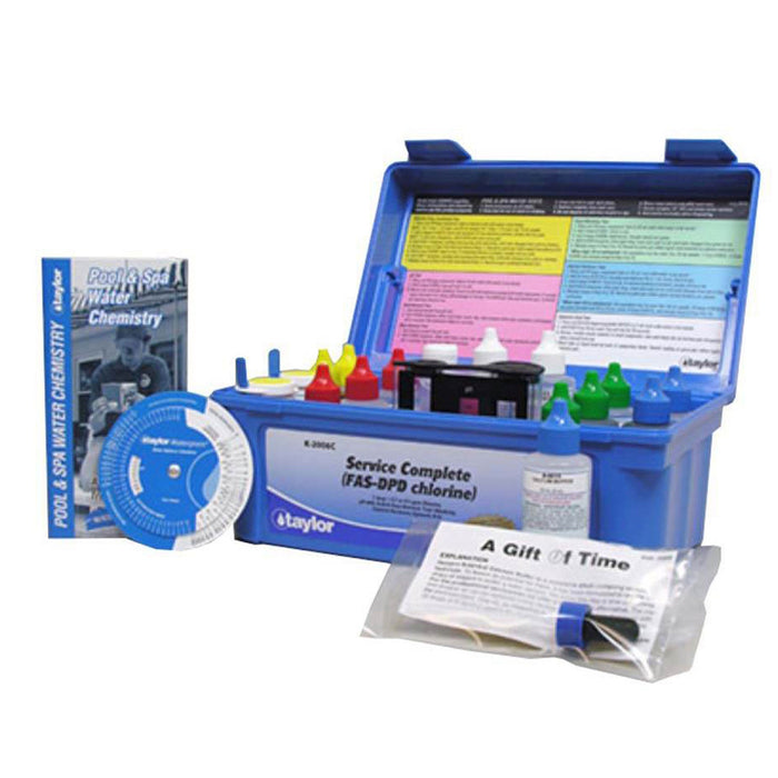 Taylor K-2006C Service Complete Swimming Pool Spa FAS-DPD Chlorine Test Kit