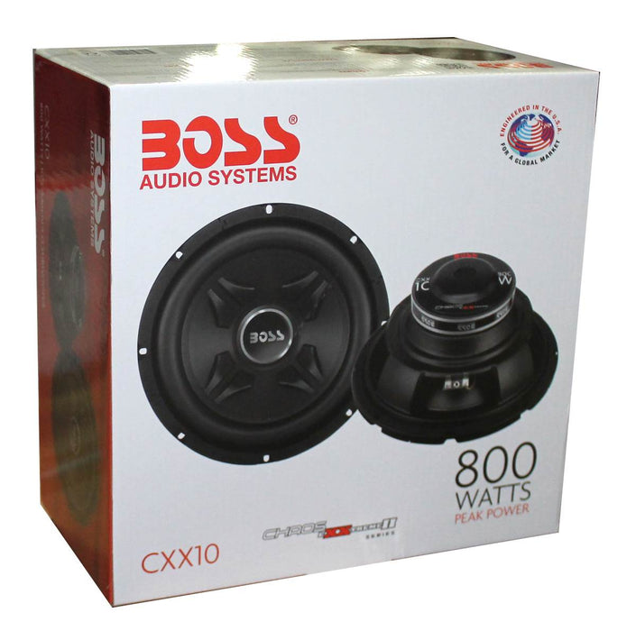 Boss Audio CXX10 Chaos Exxtreme 10" 800 Watt Single Car Audio Subwoofer Speaker