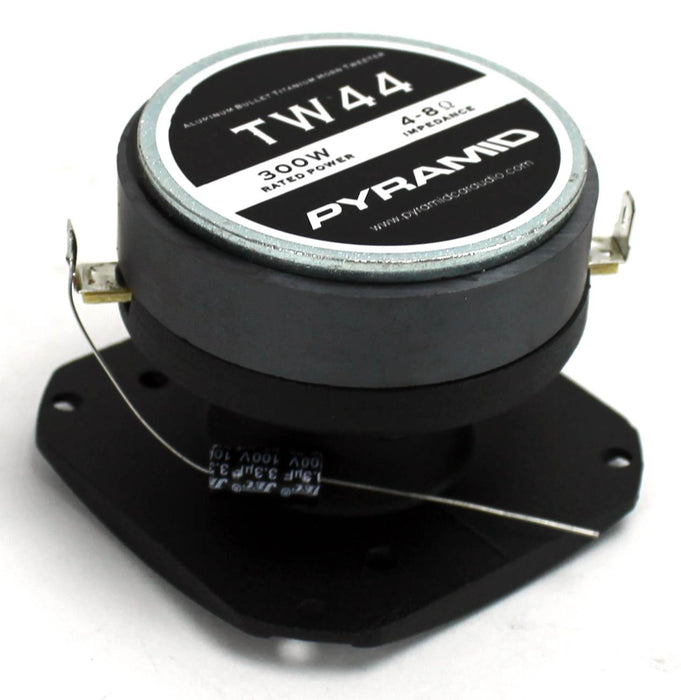 Pyramid TW44 1" 1200W Heavy Duty Titanium Dome Bullet Car Super Tweeters