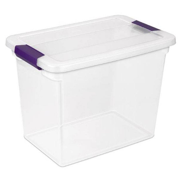 Sterilite 27 Qt Storage Container, 6 Pack, and 6 Qt Storage Container, 12 Pack