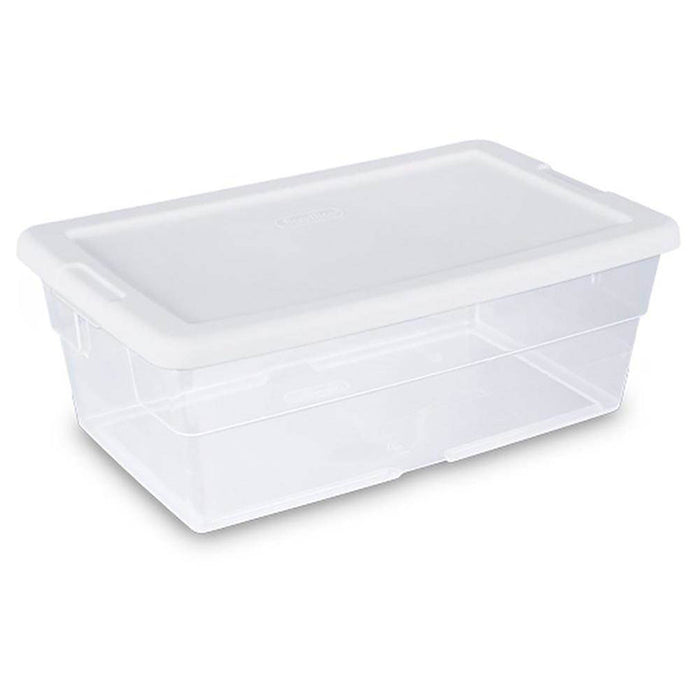 Sterilite 16 Quart Plastic Storage Container (12 Pack) & 6 Quart Tote (24 Pack)