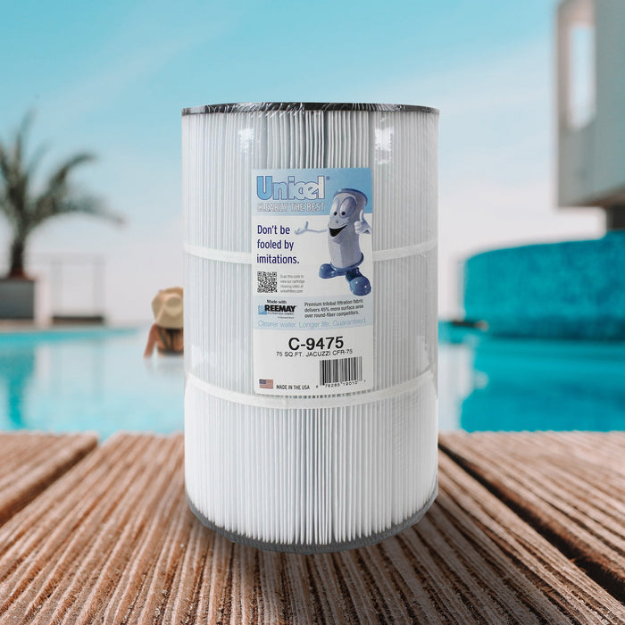 Unicel C-9475 Replacement 75 Sq Ft Swimming Pool Filter Cartridge, 193 Pleats