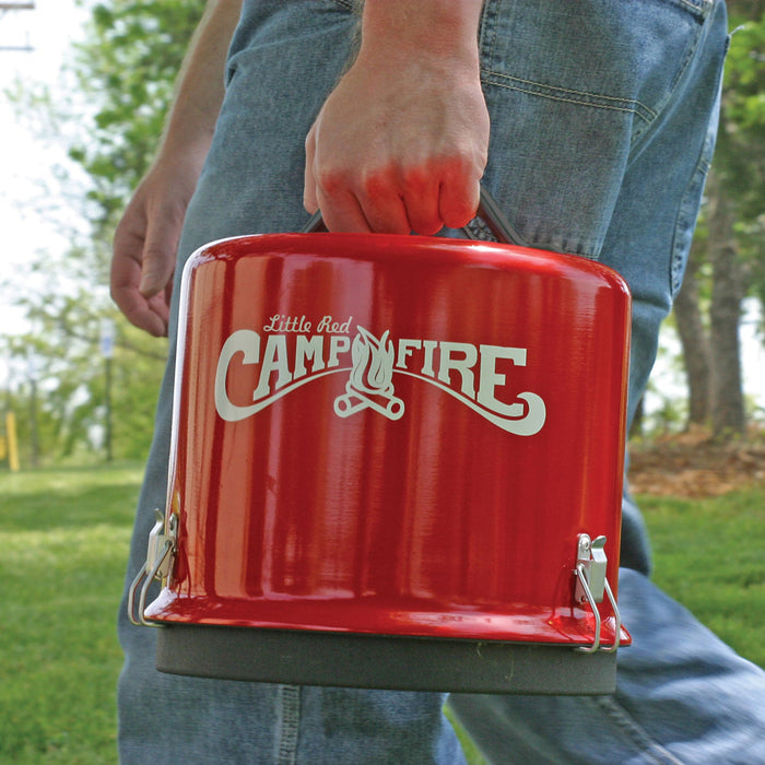 Camco Little Red Outdoor Portable Tabletop Propane Heater Fire Pit 11.25 Inch