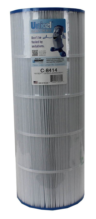 Unicel C-8414 Swimming Pool Replacement Cartridge Filters 150 Sq Ft (2 Pack)