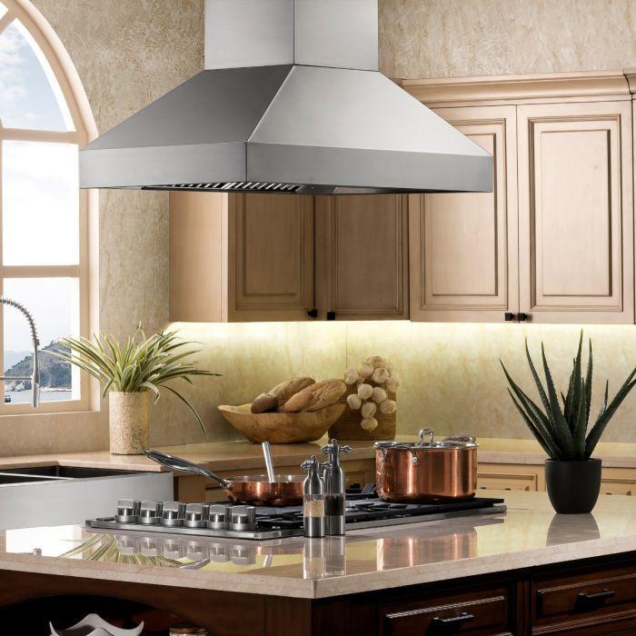 ZLINE 36 in. Island Mount Range Hood in Stainless Steel (597i-36)