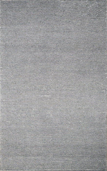 Hand Woven Chunky Fine Wool Contemporary Solid Area Rug