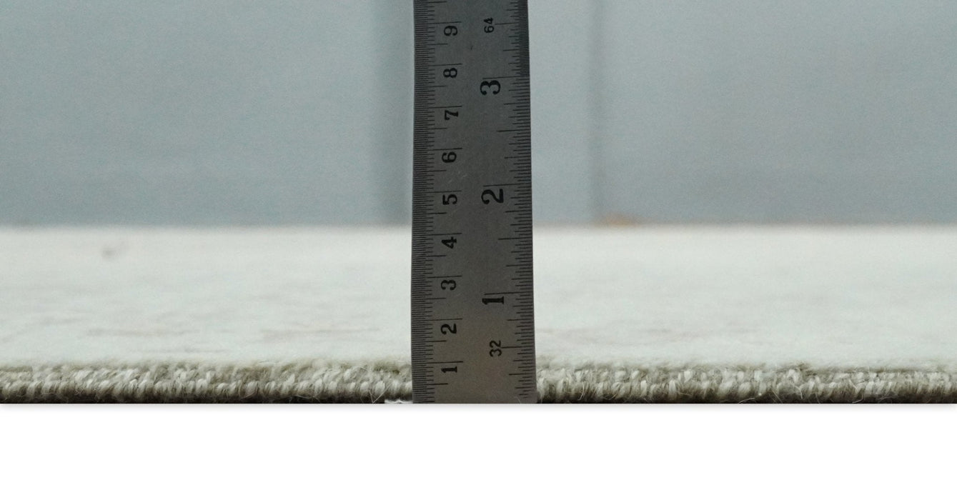 5x7 Fine Hand Knotted Beige and Brown Traditional Vintage Persian Style Antique Wool and Silk Rug | AGR50