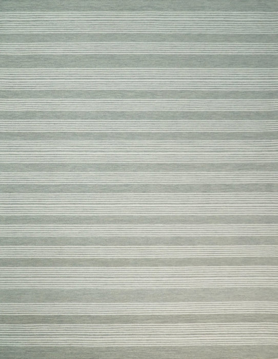 5x8 and 8x10 Hand Made Woolen Modern Grey and Ivory Area Rug | NAU001