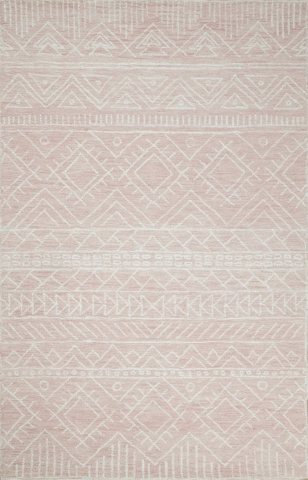 5x8 and 8x10 Hand Made Woolen Modern Pink Area Rug | AZT001