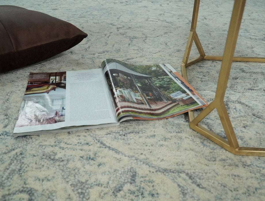Beige Modern Style Hand Tufted Area Wool Area Rug