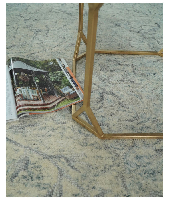 Beige Modern Style Hand Tufted Area Wool Area Rug