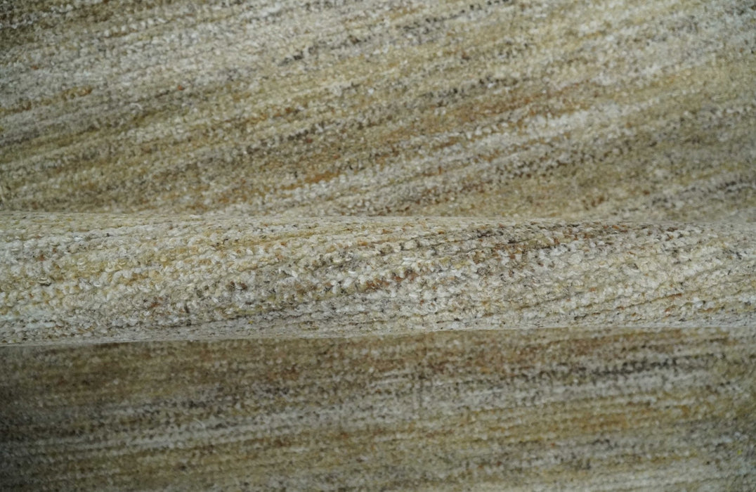 5x8 Beige, Gray and Silver Stripes Design Dari Pet yarn Rug