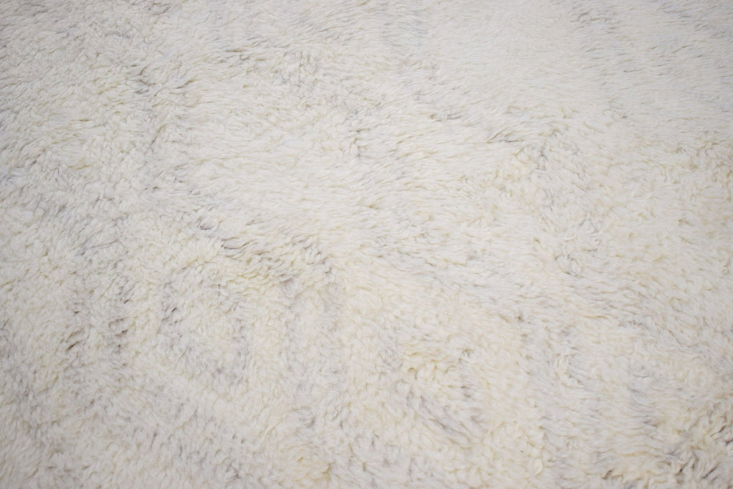 Silver and Charcoal 5X8 Rug Modern Handmade New Zealand Wool Area Rug  | TRD172158