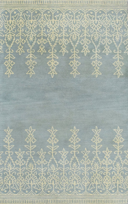 5x8 Handmade Minimal Design Wool Area Rug