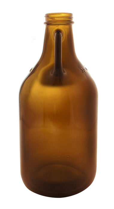 32 oz Amber Glass Mini Beer Growler