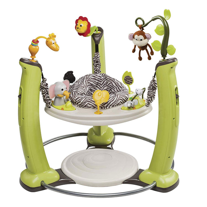 Evenflo 61731198 ExerSaucer Jump & Learn Jungle Quest Stationary Baby Jumper