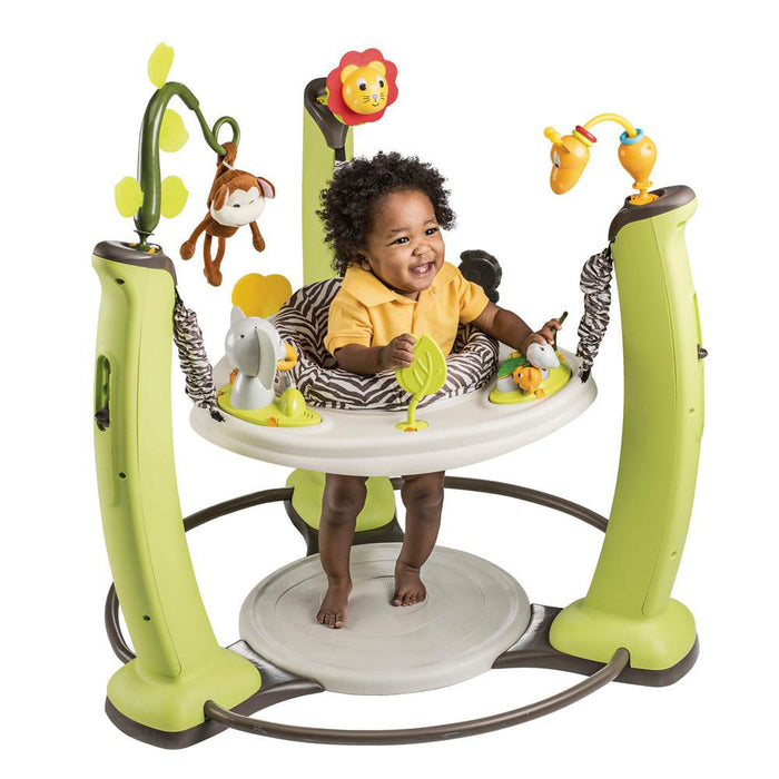 Evenflo 61731198 ExerSaucer Jump & Learn Jungle Quest Stationary Baby Jumper