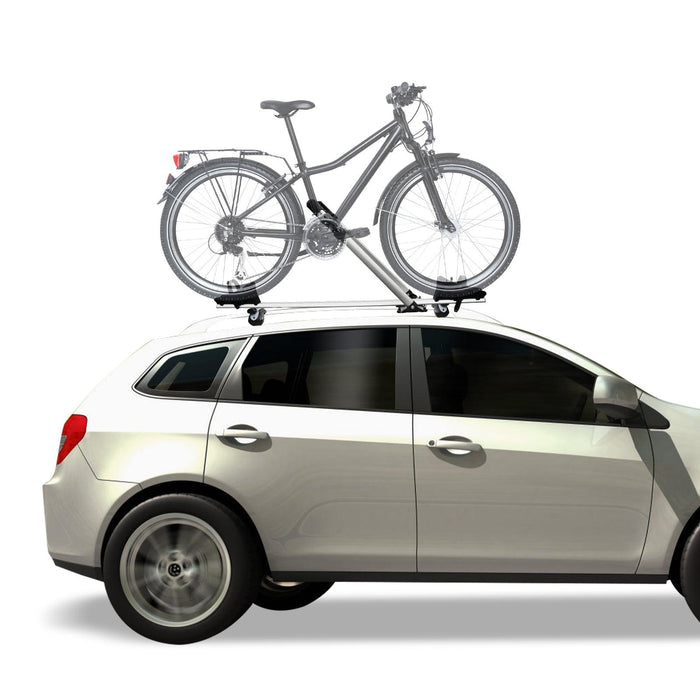 Upright Roof Mount Bike Rack Bicycle Carrier Universal Aluminum Bike Carrier with Safe Locking