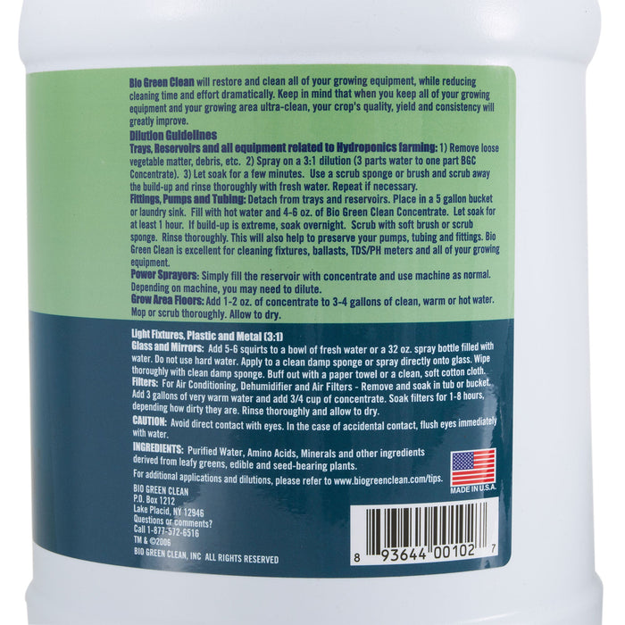 Bio Green Clean 1 Gallon Industrial All-Purpose Cleaner Containers, (2 Pack)