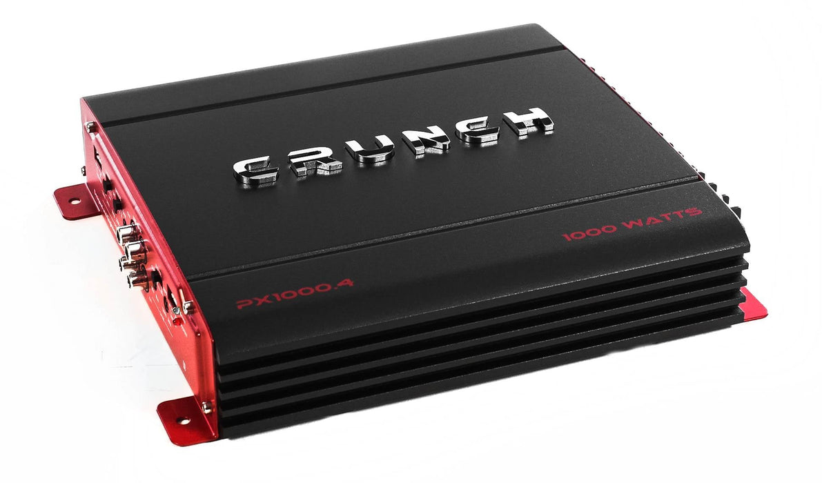 Crunch PX-1000.4 4 Channel 1000 Watt Amp A/B Class Car Stereo Power Amplifier