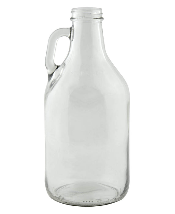 *BACKORDERED* 32 oz Clear Glass Mini Beer Growler