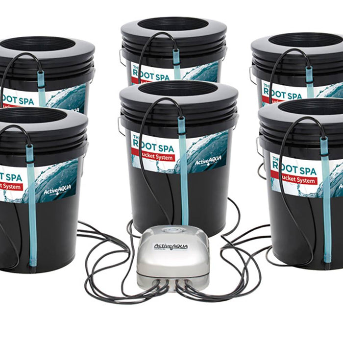 Active Aqua RS5GAL8SYS Root Spa 5-Gallon 8-Bucket Deep Water Culture System