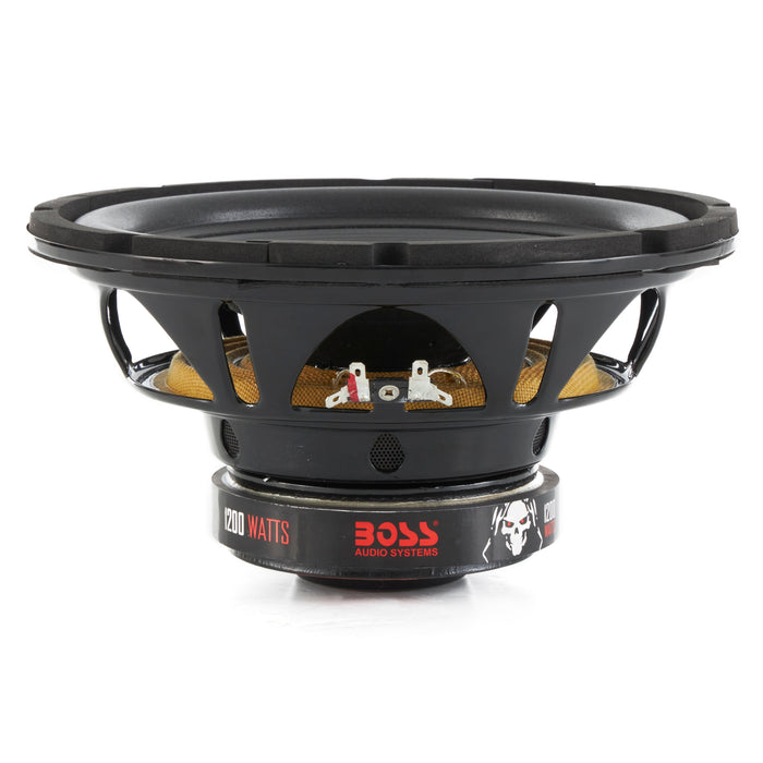 Boss Audio 10-Inch Single Voice Coil 1200 Watt Max Subwoofer (2 Pack) | P10SVS