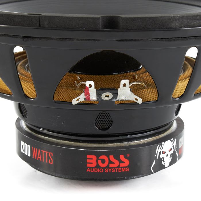 Boss Audio 10-Inch Single Voice Coil 1200 Watt Max Subwoofer (2 Pack) | P10SVS