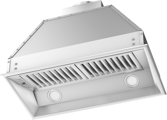 ZLINE 34 In. Remote Blower Ducted Range Hood Insert in Stainless Steel, 695-RD-34