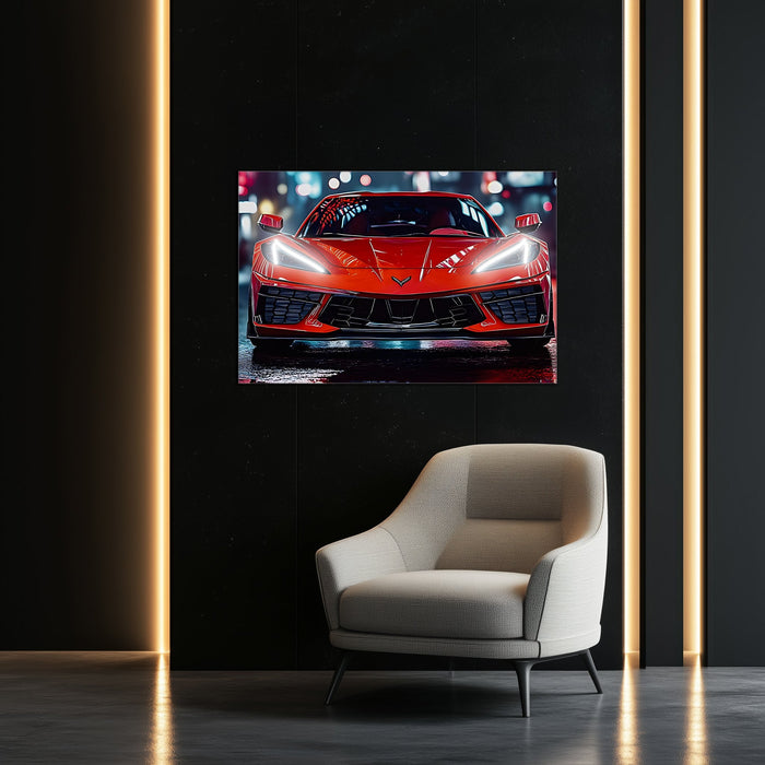 Car light up sign, Car neon light sign, Car wall art lighted, Car led wall decor, Car led sign, Garage neon sign, Neon painting art For Man - UvCar14