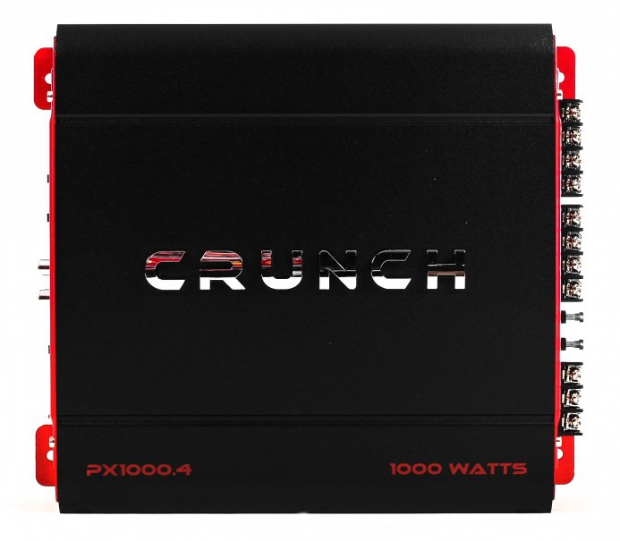 Crunch 4 Channel 1000 Watt Amp A/B Class Car Stereo Amplifier PX-1000.4 (4 Pack)